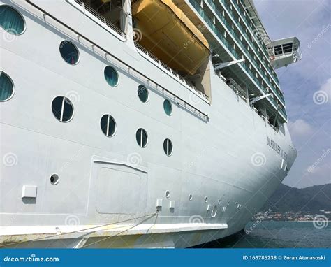 cruise ship starboard side.